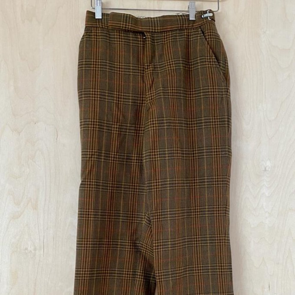 Vintage grunge plaid pants